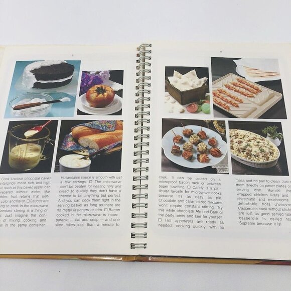 Vintage Sears Kenmore Microwave Cooking Cookbook Recipe Book Picture Beginner - Picture 6 of 10